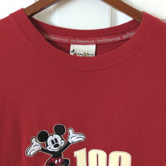 Walt Disney World Y2K Vintage 100 Years Of Magic Short Sleeve Crewneck T-shirt M - Picture 2 of 12